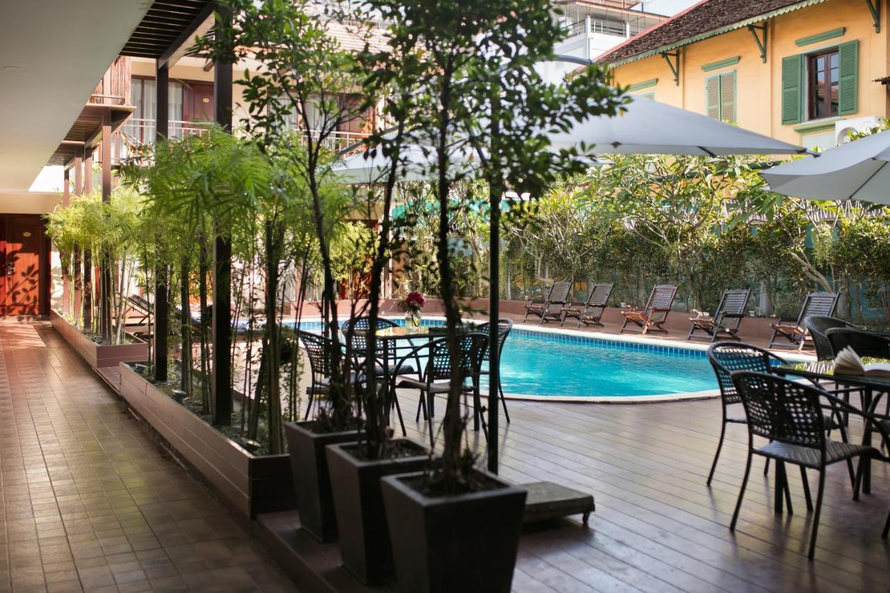 New Champa Boutique Hotel Vientiane Exterior photo